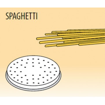 Trafila spaghetti Ø mm 2 in lega ottone bronzo per macchina pasta Fimar MPF2,5N e MPF4N