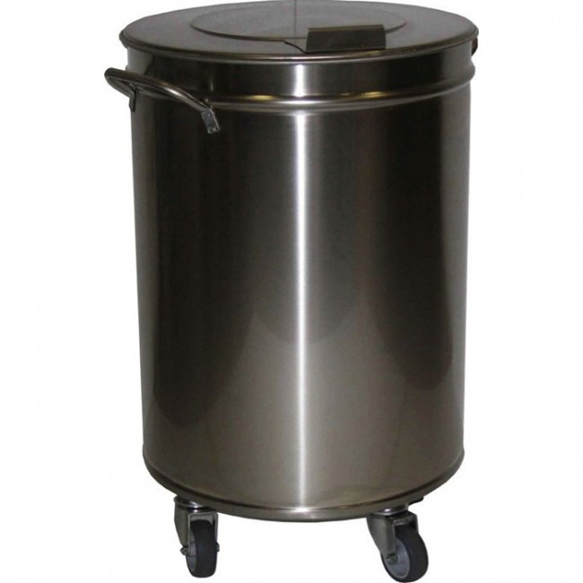 Contenitore Rifiuti EN 840 Gardivo Pattumiera Da 120 Litri, Bidone Dei Rifiuti Con 2 Ruote Contenitore Rifiuti Con Coperchio E Manici - 5