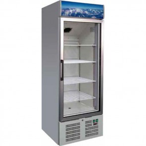 Vetrina refrigerata 1 ANTA vetro +2/+8 C BIANCA frigoriferi professionali 331 L