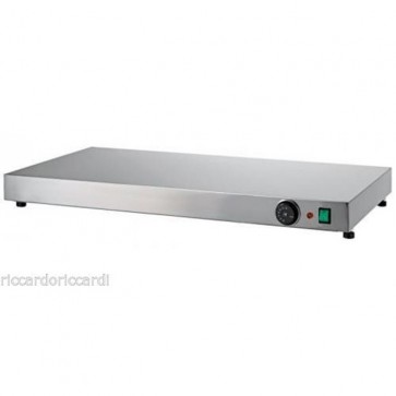 PIANO CALDO cm 90X45X6H IN ACCIAIO INOX Professionale Mantenimento Pizza 90 C