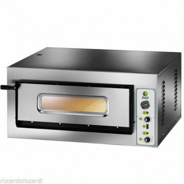 FORNO ELETTRICO PIZZA 1 CAMERA CM 91X91 TF 400 V Professionale 9600 W PIROMETRO