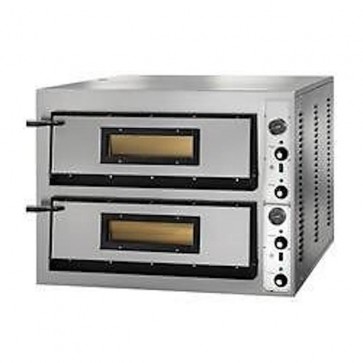 FORNO ELETTRICO PIZZA 2 CAMERA CM 91X61 TF 400 V Professionale 12800 W PIROMETRO