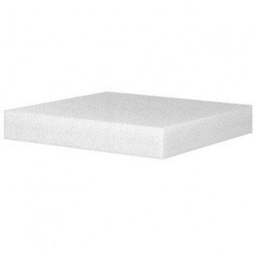 CEPPO IN POLIETILENE cm 60X60X8H BIANCO Nylon Tagliere Professionale Macelleria