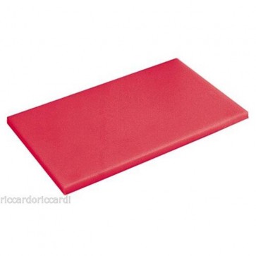 TAGLIERE IN POLIETILENE CM 50X30X2H ROSSO nylon BORDO professionale macelleria 