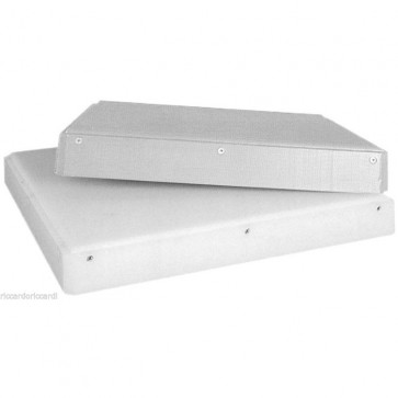 Copriceppo polietilene cm 70X50 X2,5H bianco nylon macelleria copri ceppo carne