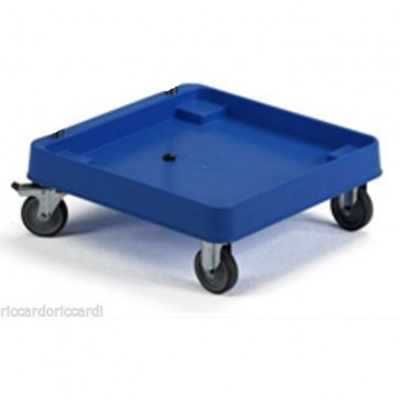 Carrello porta cestelli per lavastoviglie cm 53x56x21H in ABS senza manico Cesti