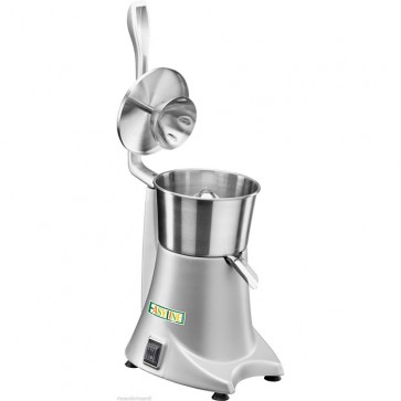 Spremiagrumi elettrico in alluminio e acciaio inox comando a leva spremi agrumi