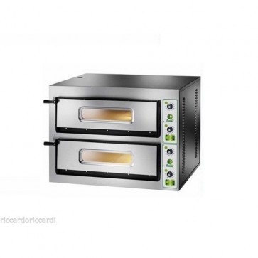 FORNO ELETTRICO PIZZA 2 CAMERE CM 72X108 TF 400 V Professionale 18000 Watt pizze