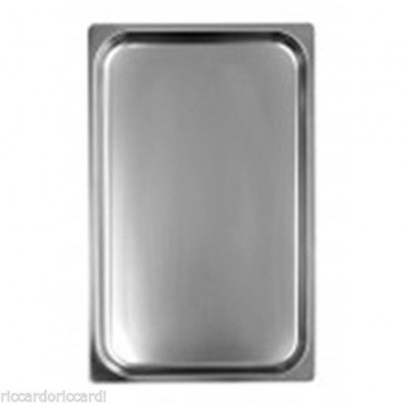 BACINELLA INOX GN 1/1 H MM 200 (CM 53X32,5X20H) LISCIA ACCIAIO 18/10 AISI 304