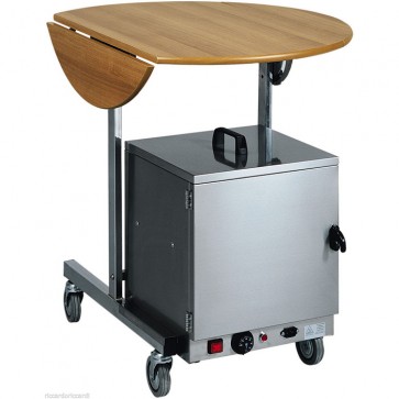 Carrello di servizio Breakfast Cassetta termica scaldapiatti hotel ristoranti