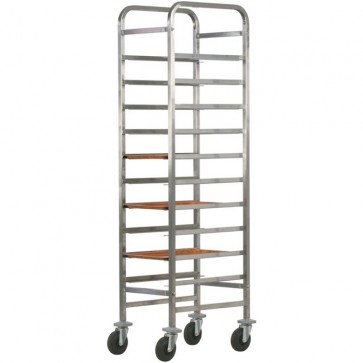 carrello portavassoi rinforzato 10 Pannelli perfex bianco professionale Cucine 