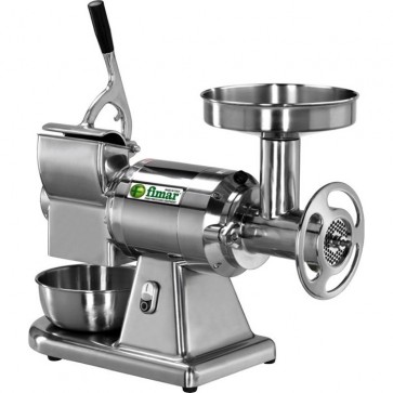 Abbinato tritacarne grattugia formaggio estraibile professionale cucine 22 AE TF