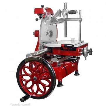 Affettatrice a volano fiorato lama mm 300 Manuale Fac Rossa Nuova Tipo standard