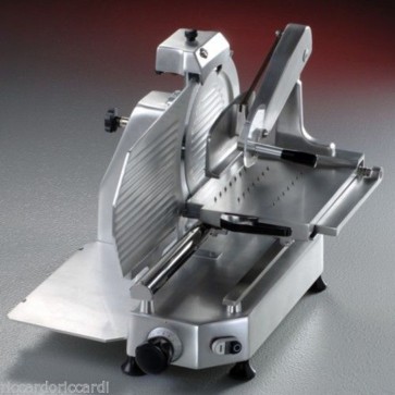 AFFETTATRICE VERTICALE Salumi Lama mm 370 Affilatoio Incorporato Professionale