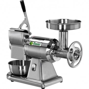 Abbinato tritacarne grattugia formaggio estraibile professionale cucine 22 AE MF