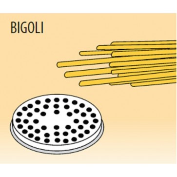 Trafila bigoli Ø mm 3 in lega ottone / bronzo per macchina pasta Fimar MPF1,5N
