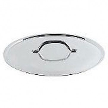 COPERCHIO ROTONDO ALLUMINIO 2 mm Ø cm 24 Senza Orlo Con Manico Pentole Agnelli 02 22
