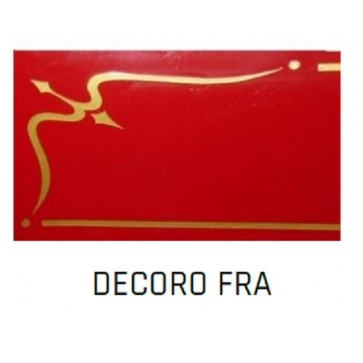Decorazione dorata tipo FRA per affettatrici a volano mm 250/300/350/370 Fac