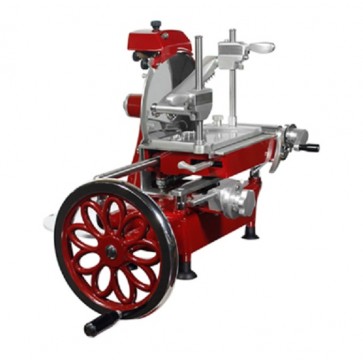 Affettatrice a volano fiorato margherita lama mm 250 manuale Fac rossa nuova standard