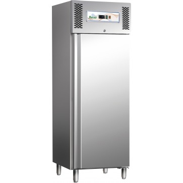 Armadio frigorifero 1 anta GN 2/1 BT -18°-22° INOX professionale ventilato 650 litri