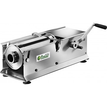 Insaccatrice per salame manuale 14 lt orizzontale inox professionale insaccare