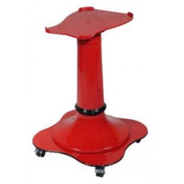 Piedistallo verniciato rosso con ruote per affettatrici a volano mm 250/300 Fac