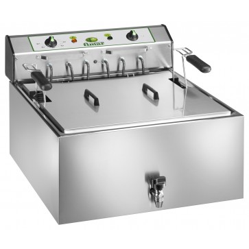 Friggitrice Elettrica 1 Vasca Pasticceria Professionale Friggitrici Litri 25 TF V 400 05 24