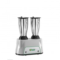FRULLATORE 2 BICCHIERI Lt 1,5 in acciaio inox PROFESSIONALE BAR CHIOSCO Frullati