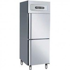 Armadio frigorifero combinato 2 mezze porte 237+237 lt -2+8 C -18/-22 C ventilato Bar professionale