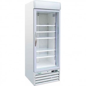 Vetrina refrigerata 1 anta vetro -18°/-22° C bianca freezer professionale 420 L