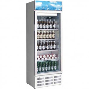 Vetrina refrigerata 1 ANTA vetro +2/+8 C BIANCA frigoriferi professionali 290 L