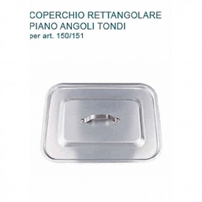 COPERCHIO ALLUMINIO cm 30X23 PER ROSTIERA Manico Professionale Pentole Agnelli 07 23