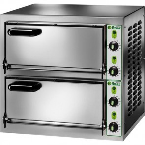 FORNO ELETTRICO PIZZA 2 CAMERE CM 40X40 Professionale 4400 Watt pizze MF V 230