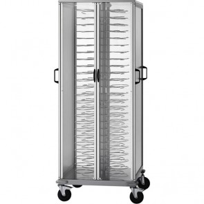 Armadio Carrello PORTAPIATTI ruote Professionale 96 piatti diam. cm 18/23 griglie Verniciate