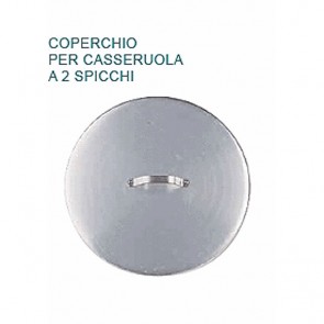 COPERCHIO ROTONDO IN ALLUMINIO Ø cm 38 per casseruola 2 SPICCHI Pentole Agnelli 07 23