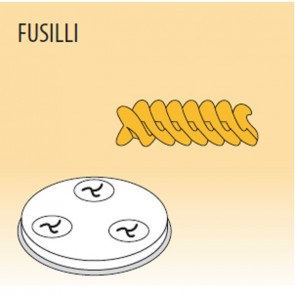 Trafila fusilli Ø mm 9 in lega ottone / bronzo per macchina pasta Fimar MPF1,5N