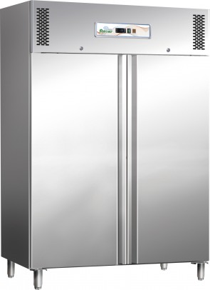 Armadio frigorifero 2 ante GN2/1 -2° +8° INOX professionale frigo ventilato 1325