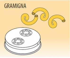 Trafila gramigna Ø mm 3,5 in lega ottone bronzo per macchina pasta Fimar MPF1,5N