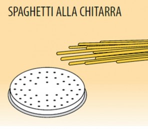 Trafila spaghetti alla chitarra mm 2x2 ottone bronzo per macchina pasta MPF2,5N e MPF4N