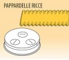 Trafila pappardelle ricce mm 16 lega ottone bronzo macchina pasta Fimar MPF2,5N e MPF4N