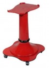 Piedistallo verniciato rosso con ruote per affettatrici a volano mm 250/300 Fac