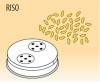 Trafila riso mm 7 in lega ottone / bronzo per macchina pasta Fimar MPF1,5N